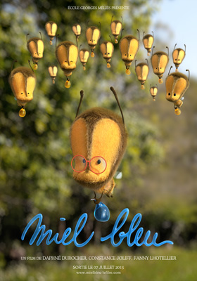 affiche miel bleu 1