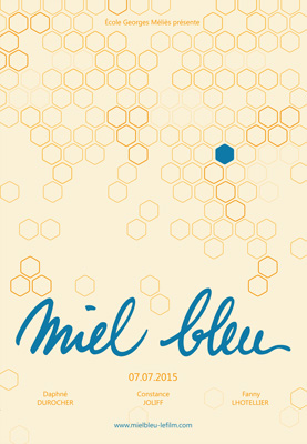 affiche miel bleu 2